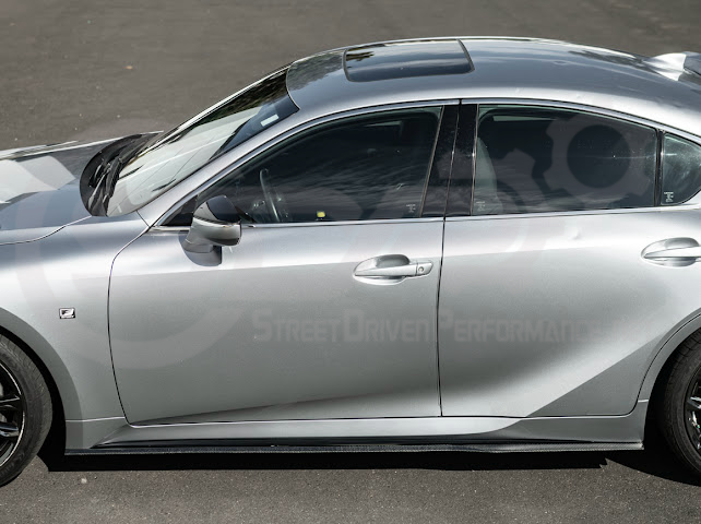 2021-UP LEXUS IS300, IS350, IS500 | JDM NOVEL STYLE SIDE SKIRTS ROCKER PANEL EXTENSIONS  GROUND EFFECTS