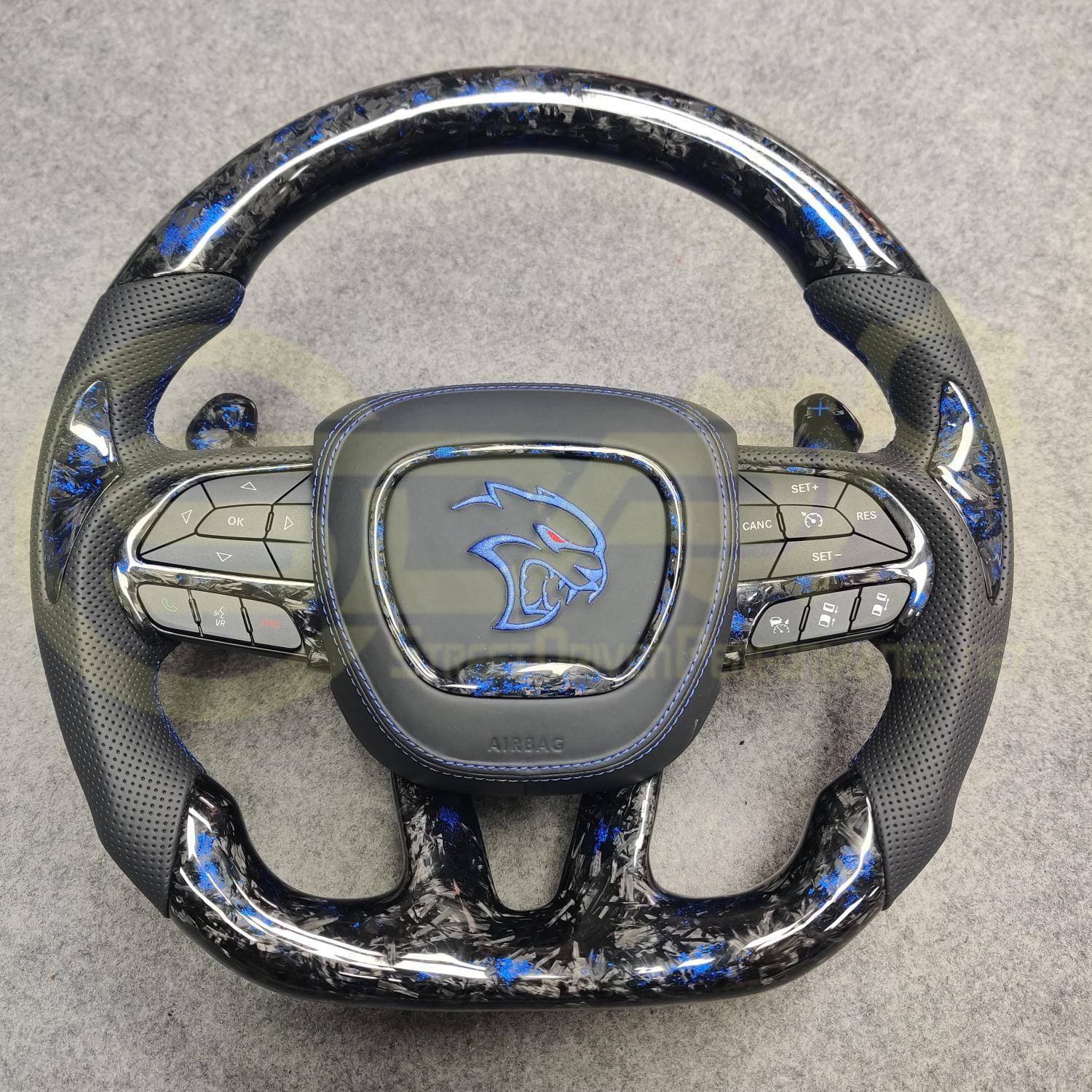 2005-2024+ MOPAR Chrysler 300/C/SRT Custom Carbon Fiber Steering Wheel with options