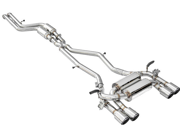 2014-2019 BMW F80 M3 & F82 / F83 M4 | MUFFLER AXLE BACK WITH RESONATED MID PIPE CAT BACK EXHAUST