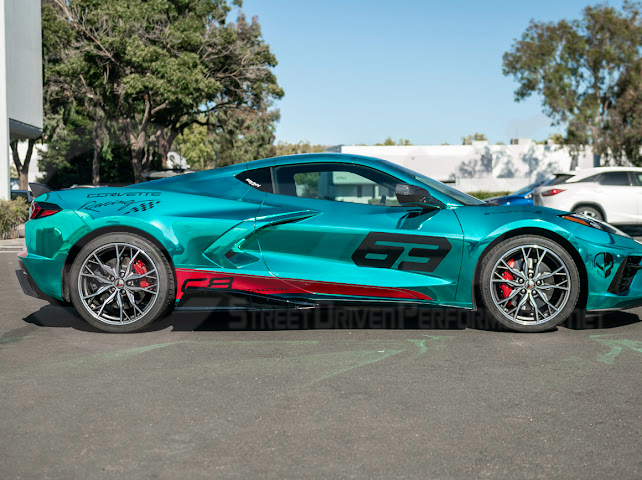 2020-UP CORVETTE C8 STINGRAY & Z51 | 5VM STYLE 2PCS GLOSSY BLACK SIDE SKIRTS ROCKER PANEL GROUND EFFECTS