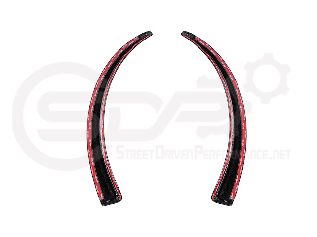 2005-2013 Chevrolet Corvette C6 |Z06 ZR1 STYLE CARBON FIBER Front & Rear Splash Guard Mud Flaps