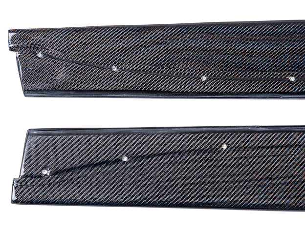 2015-2020 BMW F82 / F83 M4 | M-PERFORMANCE EXTENDED STYLE CARBON FIBER SIDE SKIRTS ROCKER PANELS GROUND EFFECTS
