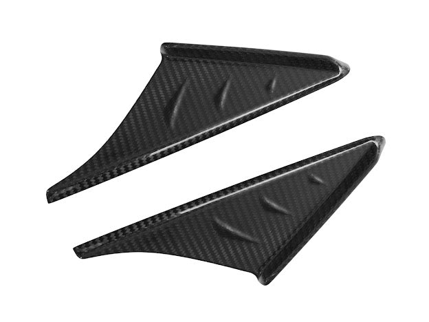 2020-Up Toyota GR Supra A90 A91 | SDP Performance Style CARBON FIBER Anti-Wind Buffeting Vent Cover Deflector (Pair)