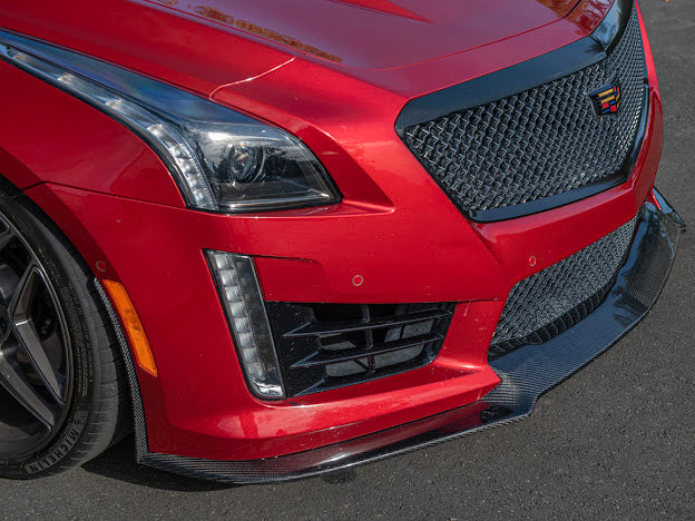 2016-2019 CTS-V3  | FRONT LIP SPLITTER GROUND EFFECTS AND WHEEL ARCHES - CARBON FIBER