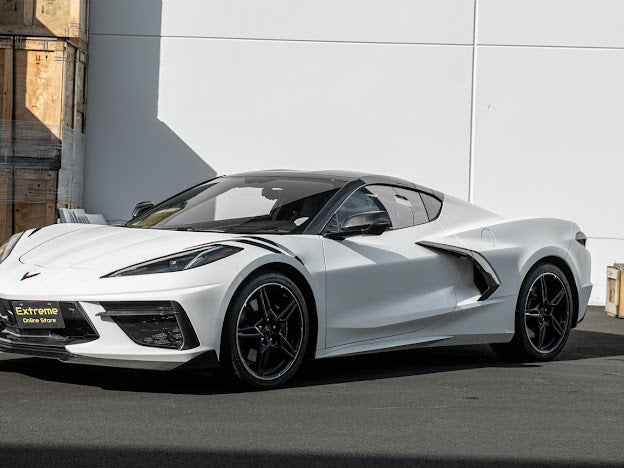 2020+ CORVETTE C8 CARBON FIBER REPLACEMENT MIRROR COVERS PAIR