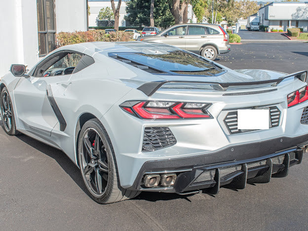 2020+ CORVETTE C8 Z51 REAR LOWER DIFFUSER FINS *ADD-ON*