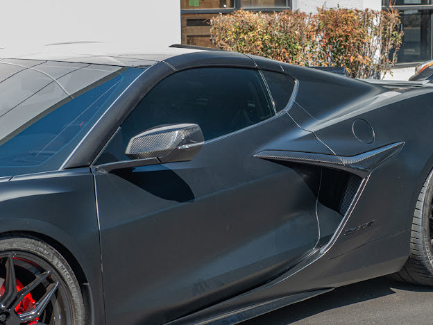 2020+ CORVETTE C8 Z06 / E-RAY |  CARBON FIBER DOOR HANDLE PAIR
