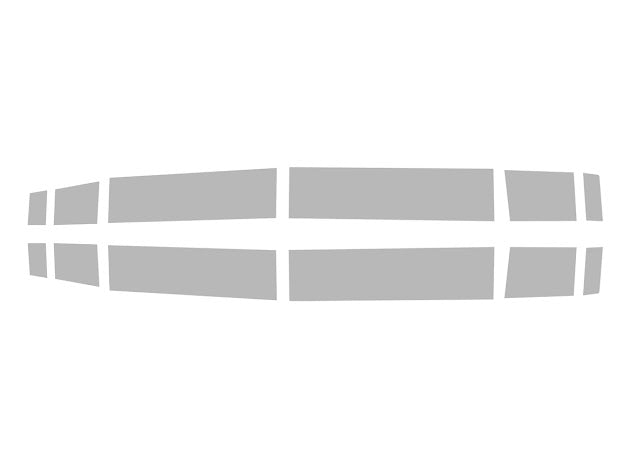 2024-UP FORD MUSTANG S650 | HOOD BODY STRIPE 3M DECALS