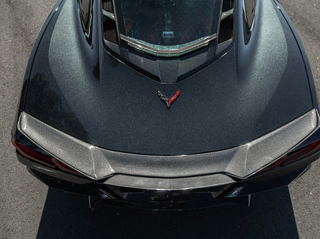 2023-UP CORVETTE C8 Z06 | REAR CENTER WICKERBILL SPOILER WING EXTENTION