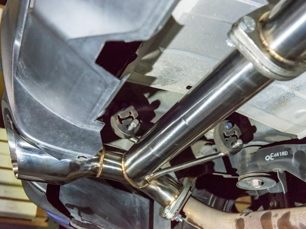 2013-2021 SCION FRS, SUBARU BRZ, TOYOTA 86 | MUFFLER DELETE AXLE BACK DUAL EXHAUST (CHROME TIPS OR BURNT BLUE TIPS)