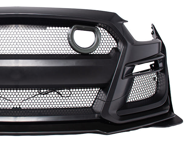 2015-17 FORD MUSTANG | GT500 CONVERSION FRONT BUMPER WITH LED GRILLE KIT
