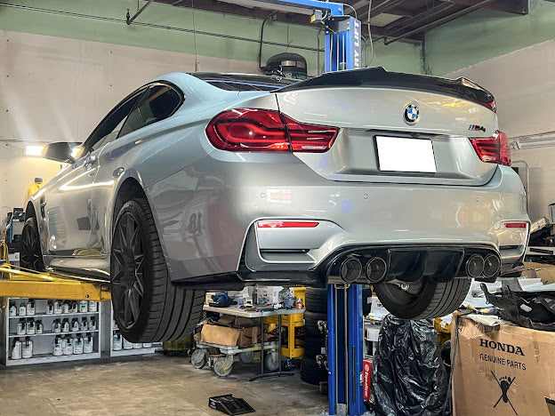 2014-2019 BMW F80 M3 & F82 / F83 M4 | MUFFLER AXLE BACK WITH RESONATED MID PIPE CAT BACK EXHAUST
