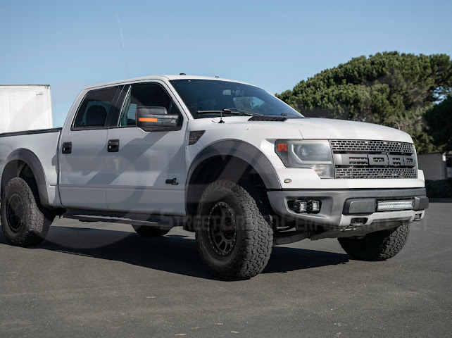 2009-2014 Ford F-150 Raptor SVT | Factory Style Carbon Fiber Mirror Covers Replacement