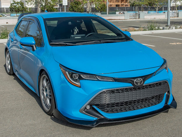 2019-UP TOYOTA COROLLA HATCHBACK | JDM PERFORMANCE PACKAGE FRONT SPLITTER LIP GROUND EFFECTS