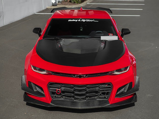 2017-UP CAMARO ZL1 1LE FRONT AIR DUCT BEZELS & CANARDS DIVE PLANES