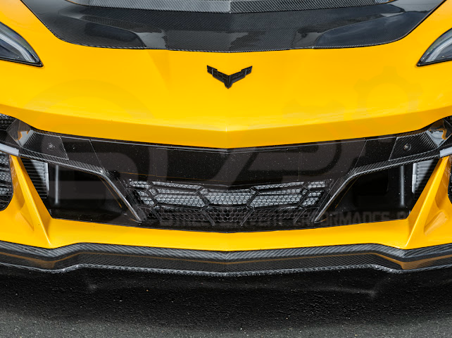 2023+ CHEVROLET CORVETTE C8 Z06 | CARBON FIBER SEQUENTIAL LED DRL LIGHT BAR BEZEL INSERT