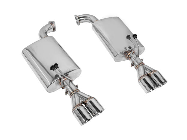 2008-2009 PONTIAC G8 STAINLESS STEEL MUFFLER QUAD TIPS AXLE BACK EXHAUST