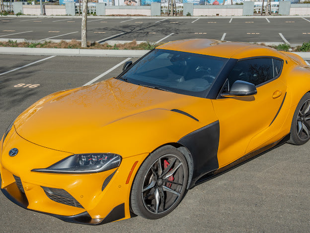 2020-Up Toyota GR Supra A90 A91 | JDM Factory Style Carbon Fiber Front Side Fender (Pair)