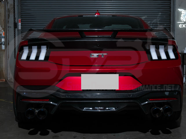 2024-Up Ford Mustang S650 | EURO Style Sequential Signal LED Clear Lenses Rear Taillights Pair