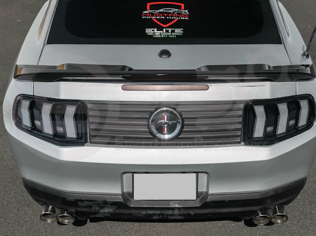 2010-2014 Ford Mustang S550 | GT500 Style GLOSSY BLACK Rear Trunk Lid Wing Spoiler