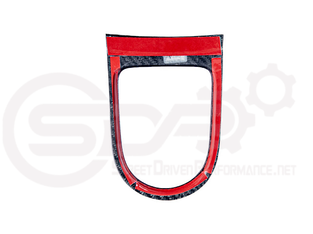 2015-2023 FORD MUSTANG S550 | CARBON FIBER CENTER GEAR SHIFT PANEL TRIM COVER