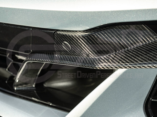2023+ CHEVROLET CORVETTE C8 Z06 | CARBON FIBER FRONT BUMPER GRILLE INSERT PAIR