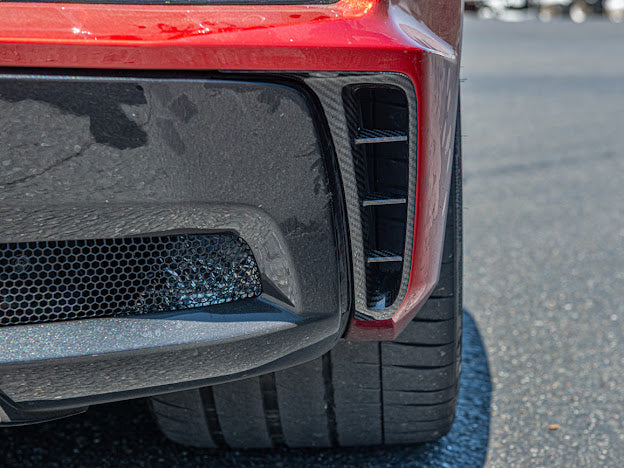 2020+ CHEVROLET CORVETTE C8 Z06 |REAR DIFFUSER SIDE VENT COVER PAIR