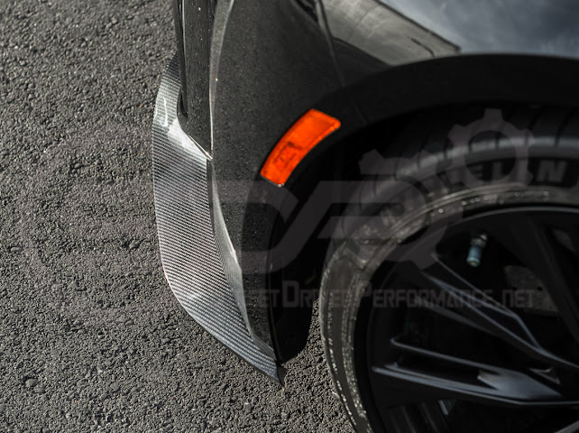 2022-PRESENT CADILLAC CT5-V BLACKWING SEDAN | FACTORY STYLE CARBON FIBER FRONT LIP SPLITTER GROUND EFFECTS