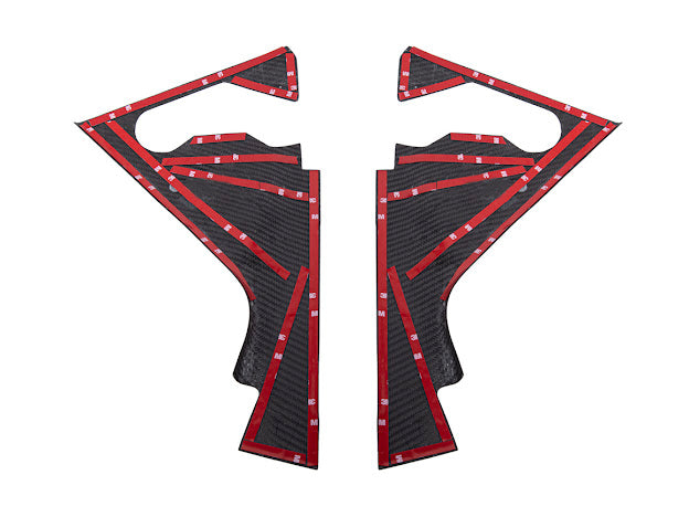 2020+ CHEVROLET CORVETTE C8 COUPE | CARBON FIBER ENGINE BAY CORNER VENT COVER