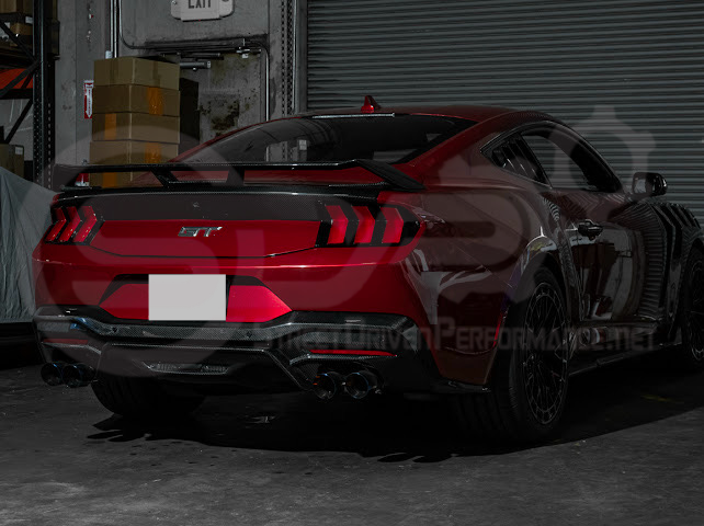 2024-Up Ford Mustang S650 | EURO Style Sequential Signal LED Clear Lenses Rear Taillights Pair