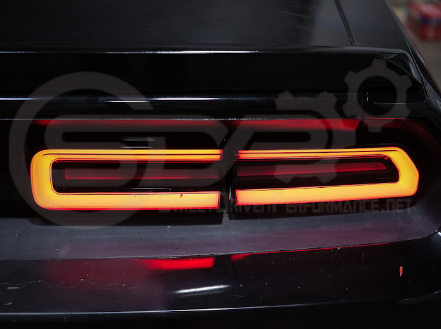 2008-2014 Dodge Challenger | Facelift Sequential Signal LED Smoke Rear Taillights Pair