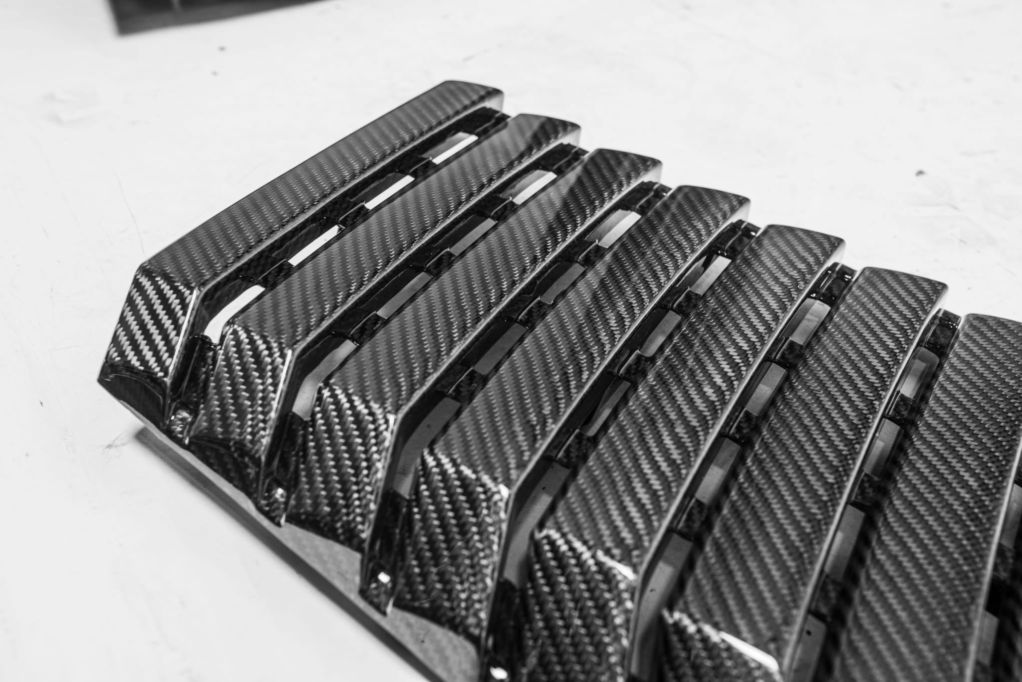 2009-2014 Ford F-150 Raptor SVT | SDP Package Carbon Fiber Side Fender Vent Trim Replacement and Hood Vents Replacement