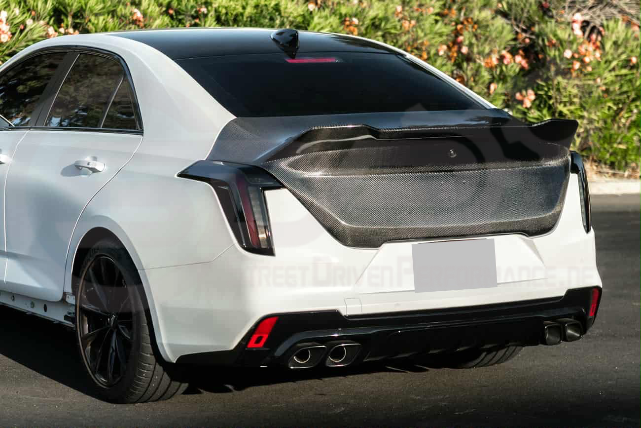2020-UP CADILLAC CT4, CT4 V, AND CT4-V BLACKWING | BLACKWING STYLE REAR TRUNK LID WITH INTEGRATED SPOILER