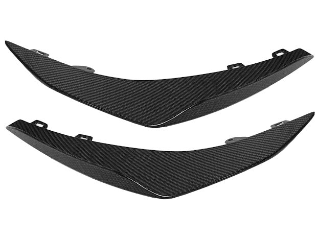 2023+ CHEVROLET CORVETTE C8 Z06 & E-RAY | Z07 PERFORMANCE PACKAGE CARBON FIBER LIP SPLITTER GROUND EFFECTS WITH CANARDS