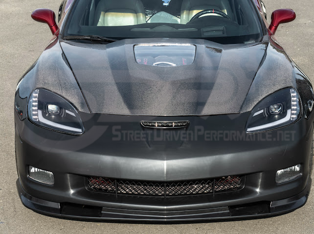2005-2013 CHEVROLET CORVETTE C6 BASE | C6 ZR1 STYLE PRIMER BLACK FULL FRONT BUMPER CONVERSION KIT