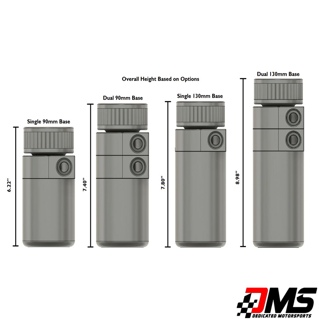 DMS -10an High Flow Billet Catch Can