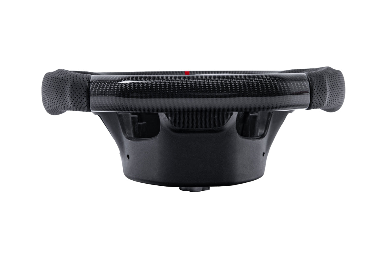 2014-2019 Chevrolet Corvette C7 - Carbon Fiber Red Stripe Steering Wheel