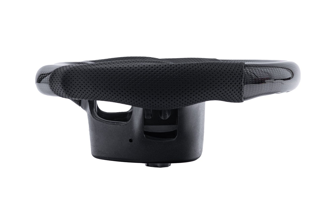 2014-2019 Chevrolet Corvette C7 - Carbon Fiber Red Stripe Steering Wheel