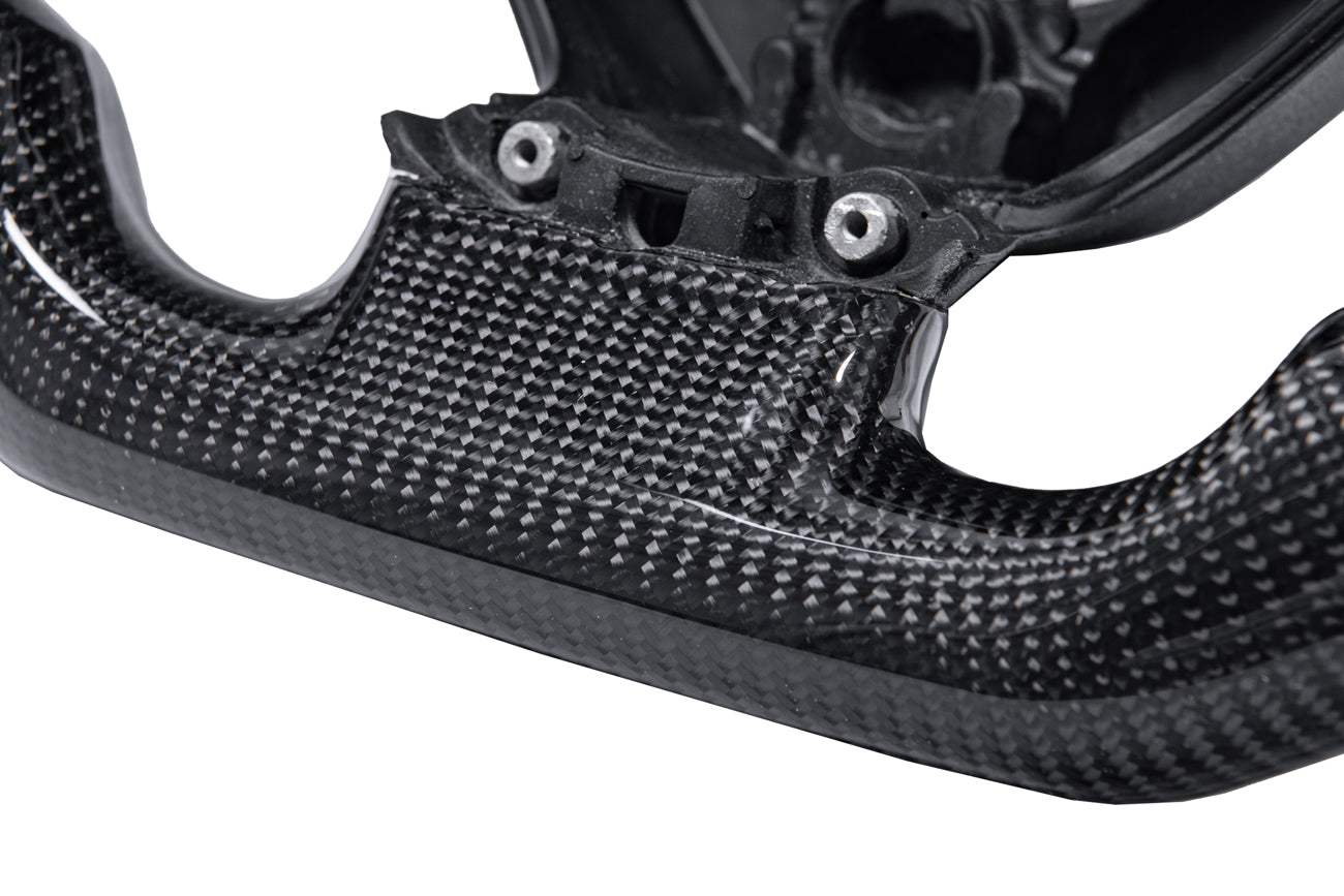 2014-2019 Chevrolet Corvette C7 - Carbon Fiber Red Stripe Steering Wheel