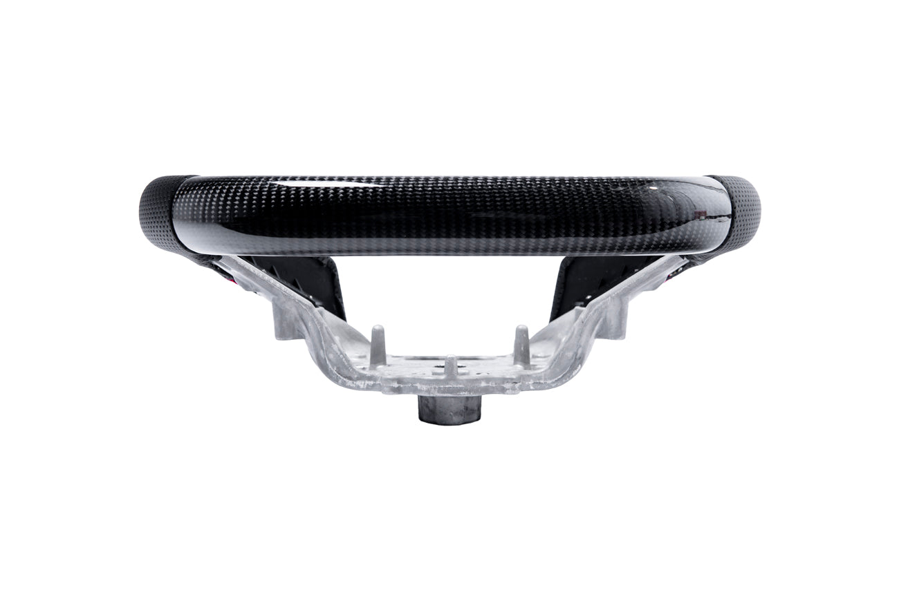 2020-Present Chevrolet Corvette C8 - Carbon Fiber Red Stripe Steering Wheel