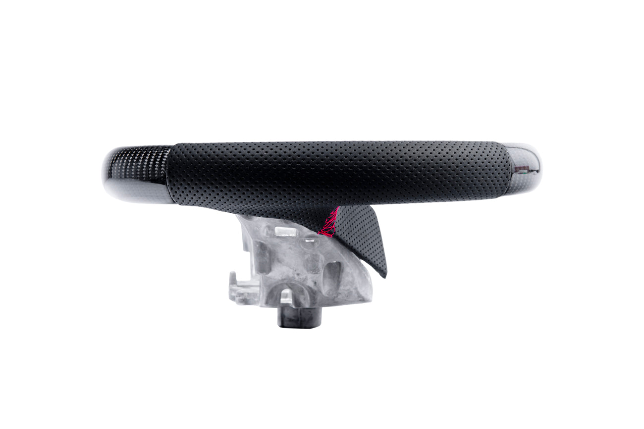 2020-Present Chevrolet Corvette C8 - Carbon Fiber Red Stripe Steering Wheel
