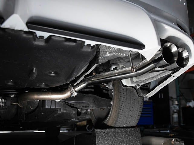 2018-2024 Toyota Camry SE | T-304 Muffler Delete Single Exit Axle Back Exhaust (Chrome or Burnt Blue Tips)