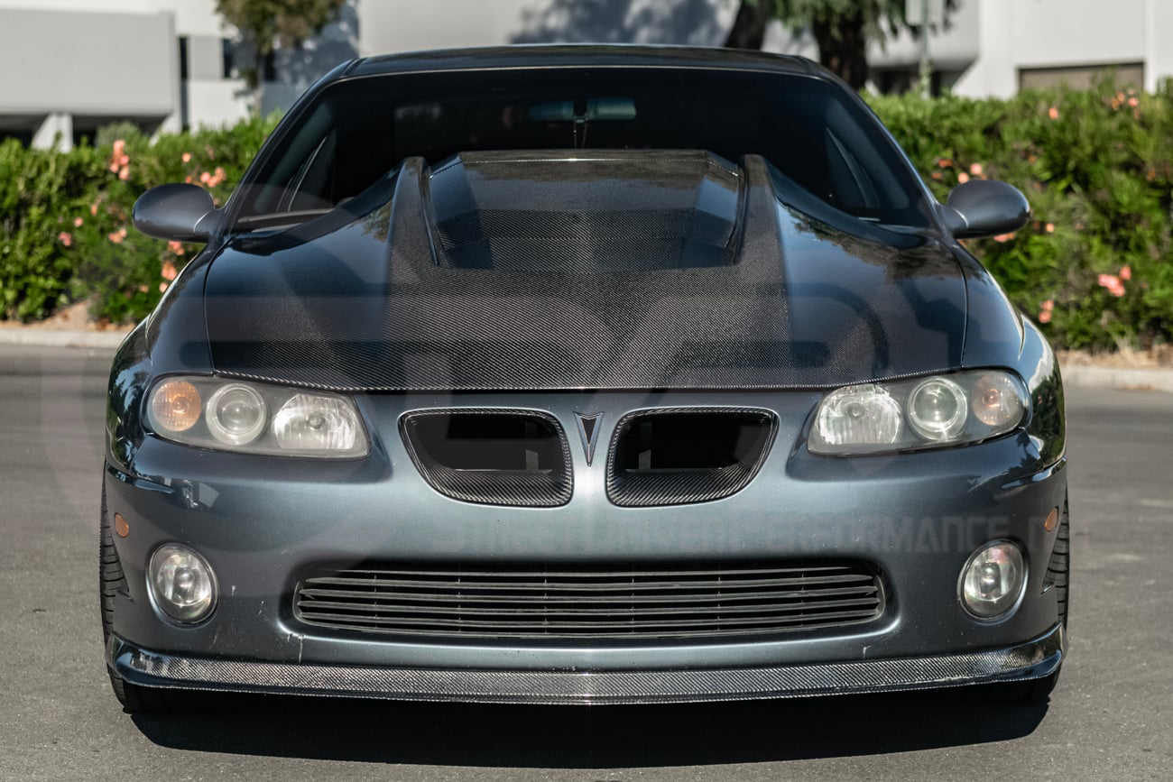 2004-2006 PONTIAC GTO | ZR1 STYLE CARBON FIBER FRONT VENTED COWL HOOD