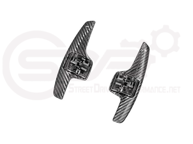 2014-2019 CHEVROLET CORVETTE C7 | CARBON FIBER FACTORY EXTENDED STYLE PADDLE SHIFTERS PAIR