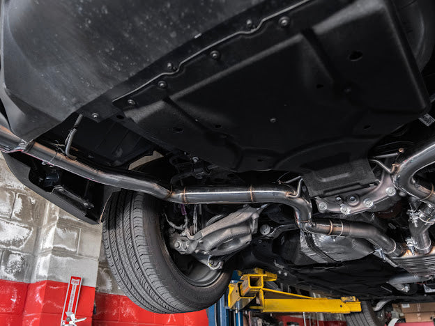 2024-Up Ford Mustang S650 | Muffler Delete Axle Back 3.5'' Dual Tips Exhaust