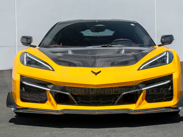 2020+ Corvette C8 | ZR1 Style Replica CARBON FIBER Front Hood