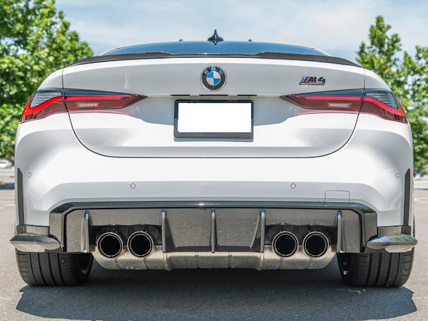 2021-Up BMW G80 M3 | Factory Style CARBON FIBER Rear Apron Lip Splitter Ground Effects