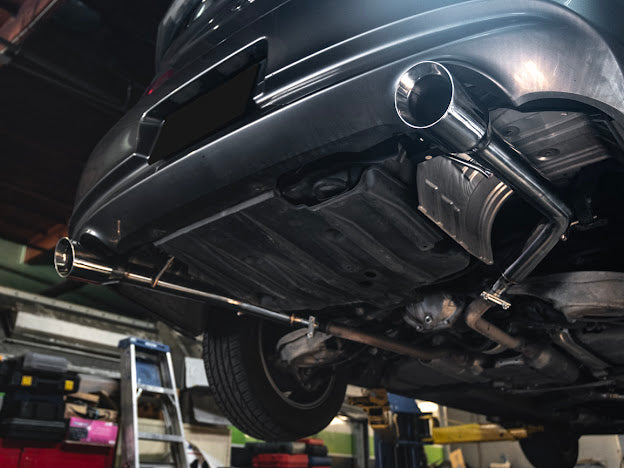 2007-2008 INFINITI G35 SEDAN & 2008-2014 INFINITI G37 SEDAN | MUFFLER DELETE AXLE BACK DUAL TIPS EXHAUST (CHROME TIPS OR BURNT BLUE TIPS)