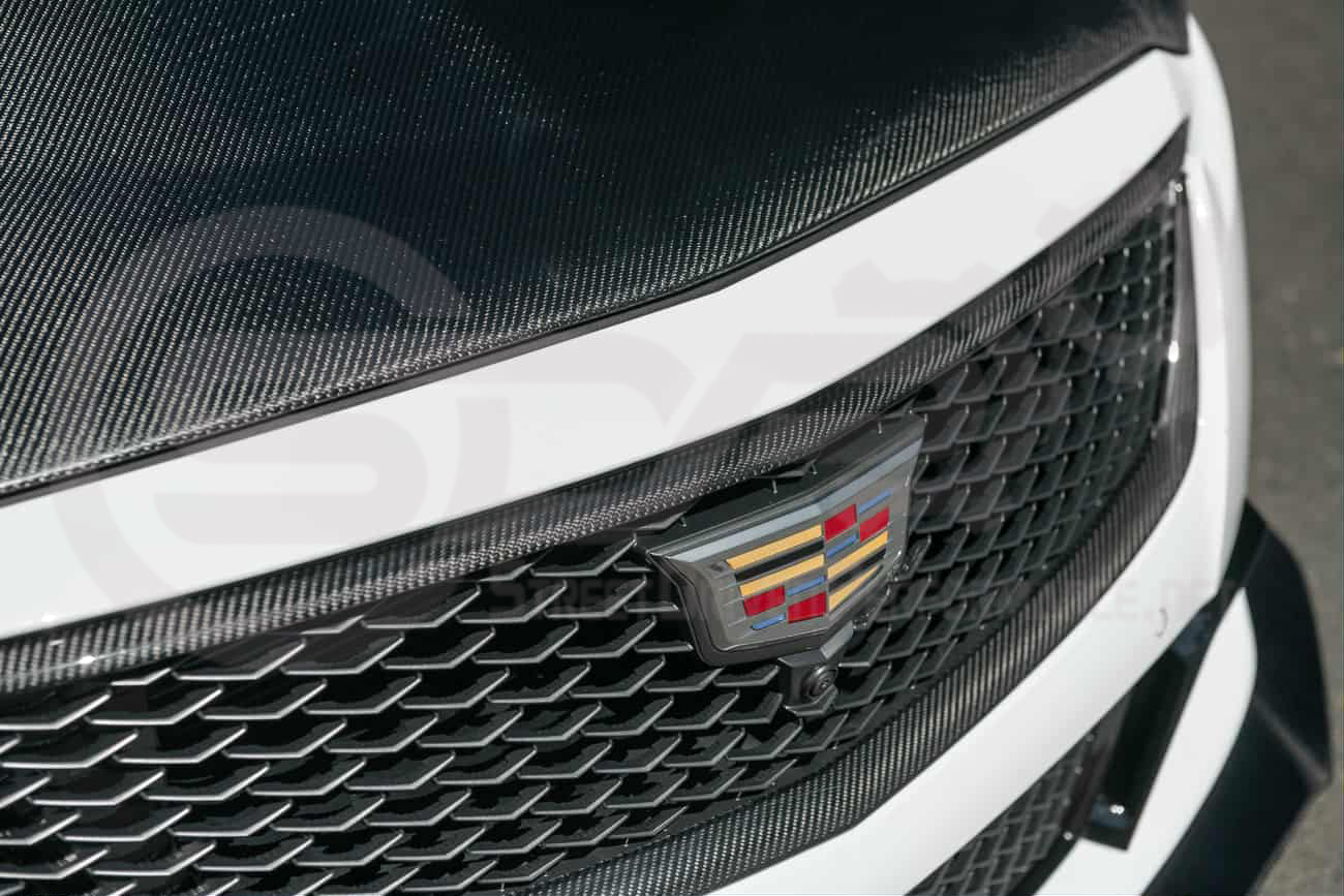 2022-2024 Cadillac CT5-V Blackwing | Factory Style Carbon Fiber Front Bumper Grille Insert Trim Surrounding Replacement (Upper and/or Lower)