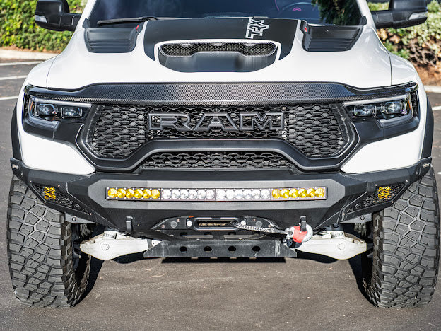 2019-UP RAM 1500 TRX CARBON FIBER FRONT UPPER GRILLE TRIM SURROUNDING